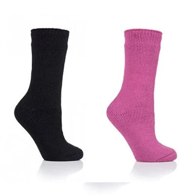 LADIES HEAT HOLDERS LITE SOCKS - DAHLIA TOG1.6