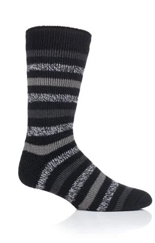 MENS HEAT HOLDERS STRIPE - BRAMBLING TOG2.3