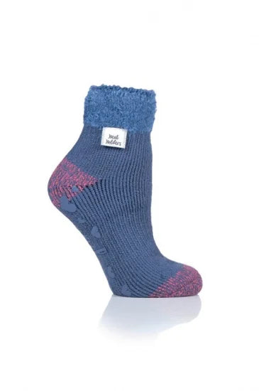 LADIES HEAT HOLDERS LOUNGE SOCKS - FEATHER TOP TOG2.3