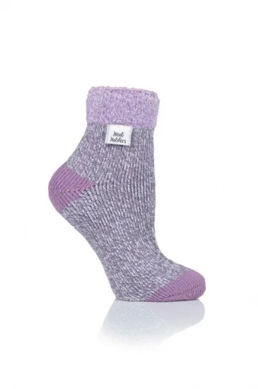 LADIES HEAT HOLDERS SLEEP SOCKS - FEATHER TOP TOG2.3