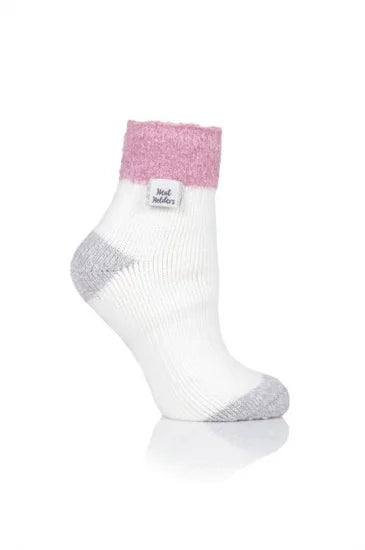 LADIES HEAT HOLDERS SLEEP SOCKS - FEATHER TOP TOG2.3