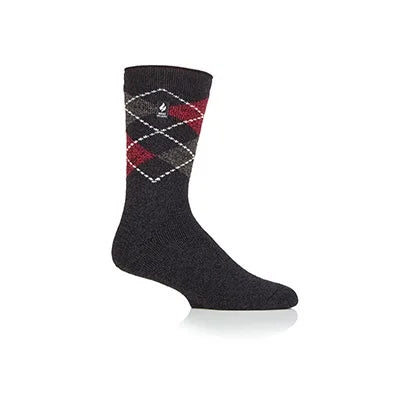 MENS HEAT HOLDERS LITE ARGYLE - LYON TOG1.6