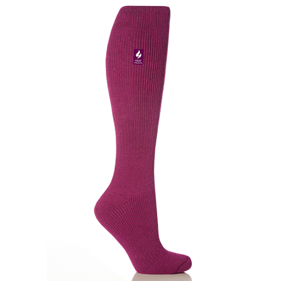 LADIES HEAT HOLDERS PLAIN LONG L - ORCHID TOG2.3