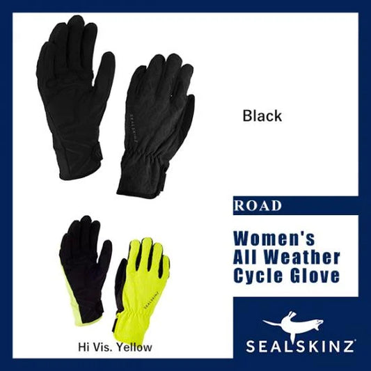 【女性用完全防水サイクリンググローブ】Womens All Weather Cycle Glove【SEALSKINZ】