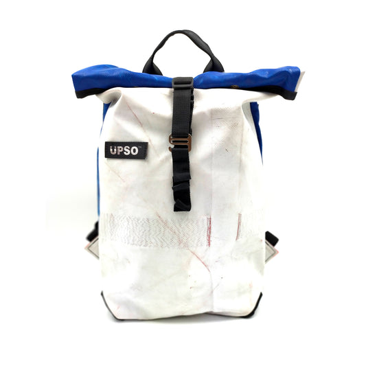 Burtonwood Backpack Small – White/Blue – BWS08235