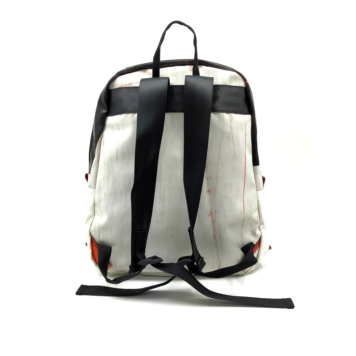 Birch Backpack – White/Orange – BB09122