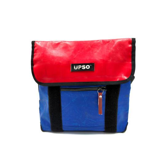 Medway Messenger Bag Small – Blue/Red – MM091215
